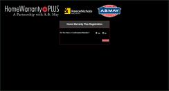 Desktop Screenshot of homewarrantyplus.abmay.com